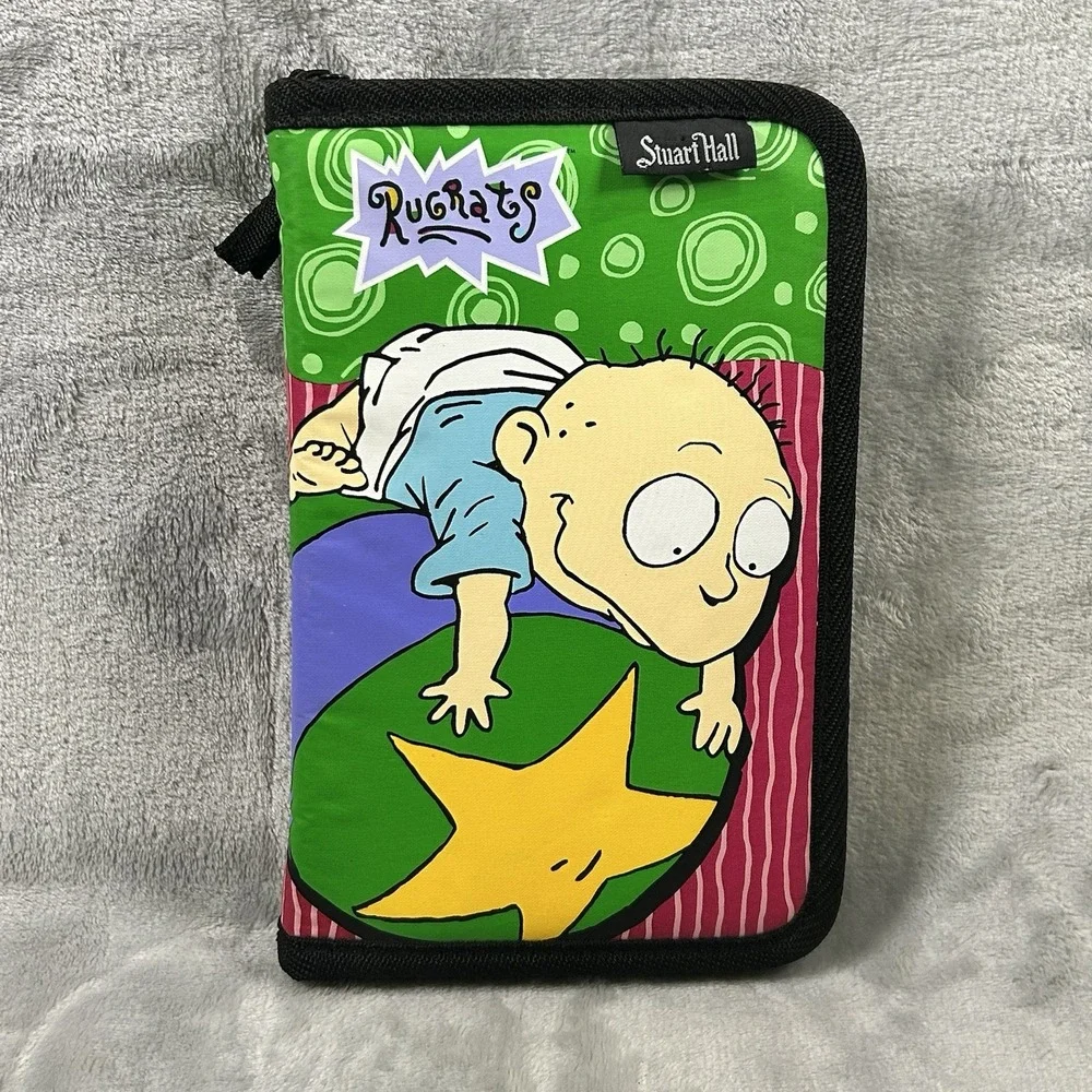 Rugrats School Organizer Pen‎ Pencil Case Tommy Pickles Nickelodeon 2000